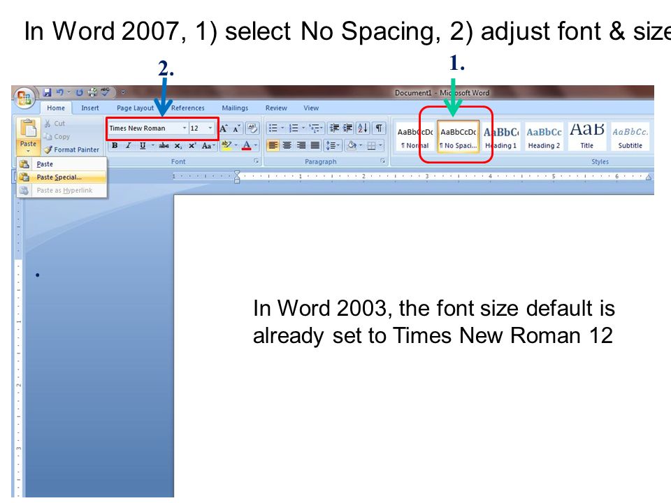 How to create a table of contents by marking text in Word
